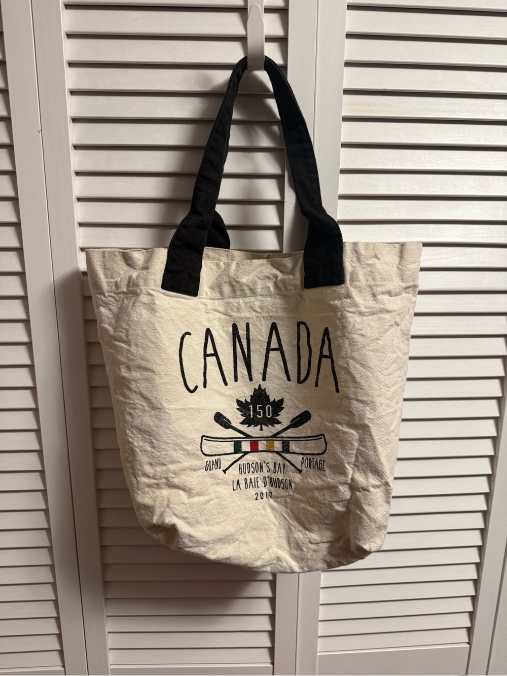 2017 Hudson's Bay La Baie D'Hudson Grand Portage Canada 150 Celebration Tote Bag